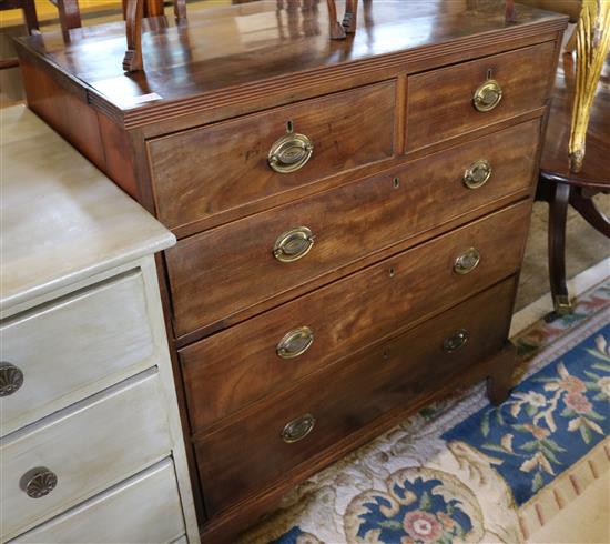 Mahogany 5 drawer chest